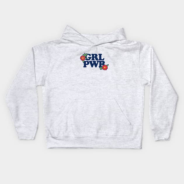 GRL PWR Kids Hoodie by bubbsnugg